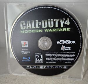 Call of Duty 4: Modern Warfare Sony PlayStation 3 PS3 *Not tested*